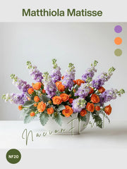 Arreglo Floral: La Matthiola: Sinfonía de Color