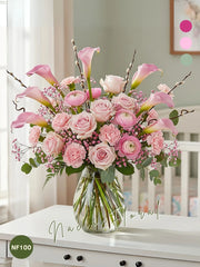 Callas y Claveles: Delicadeza en Rosa