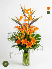 Callas y Lilies: Fuego Naranja