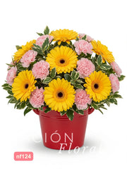 Rosas Y Gerberas - Elegancia Cálida