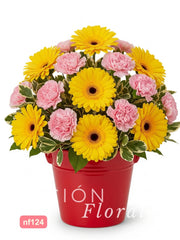 Rosas Y Gerberas - Elegancia Cálida