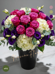 La Rosa Morada: Fusión de Tonos Violeta