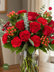 Corazón Rojo: Intensidad Floral