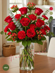 Corazón Rojo: Intensidad Floral