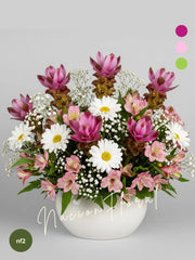 Brisa Serena flores curcuma con alstroemerias