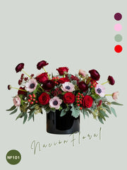 Rosas y Anémonas: Pasión en Rosa y Vino