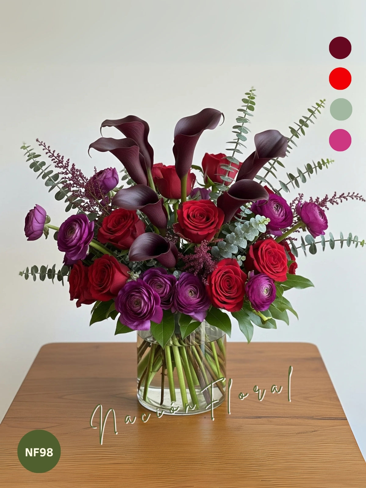 Rosas Rojas y Callas: Pasión Violeta