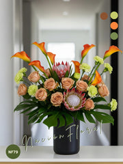 Rosas y Proteas: Exotismo Audaz