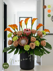 Rosas y Proteas: Exotismo Audaz