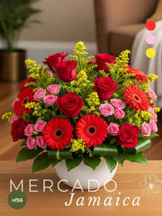 La Rosa Roja: Fuego y Alegría