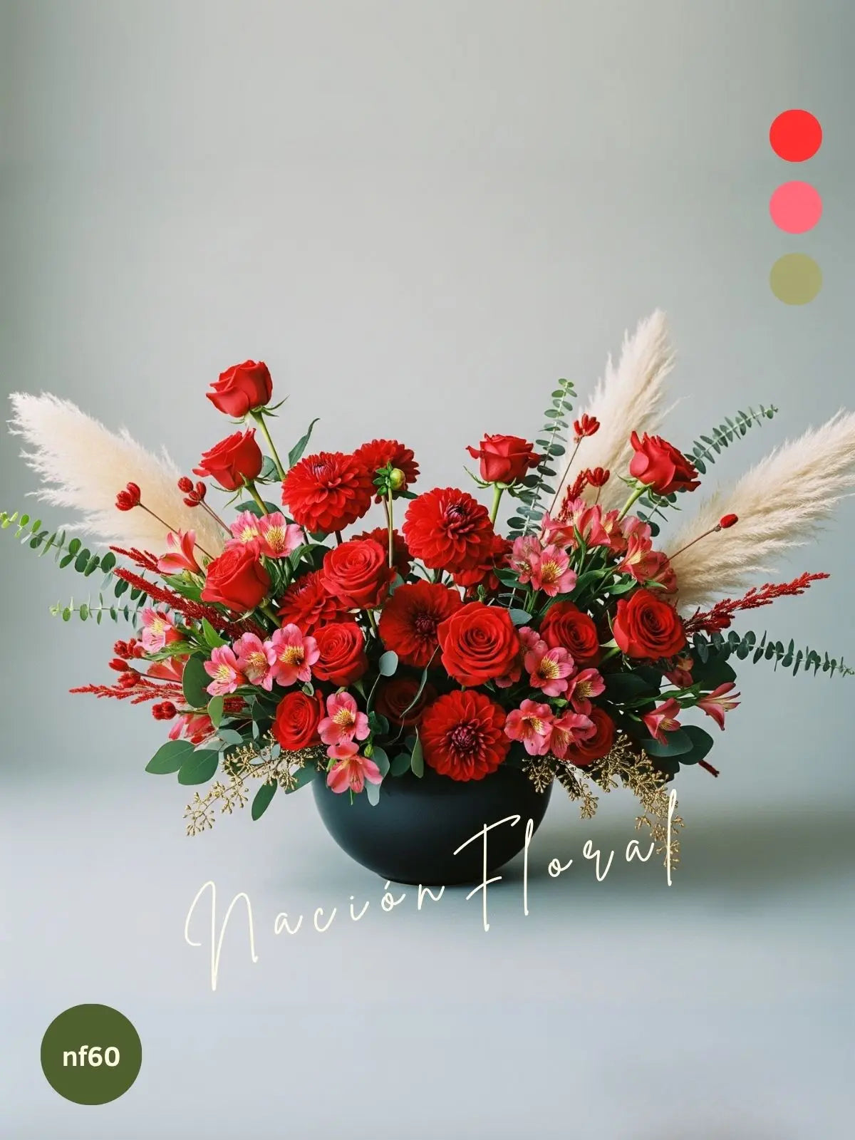 Rosas y Dalias: Corazón Apasionado