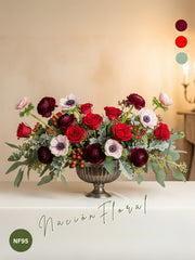 Rosas Rojas y Anémonas: Pasión Realeza